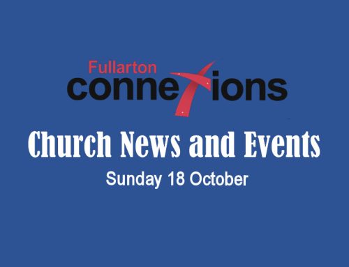 Service Sheet for Sunday 18 October.